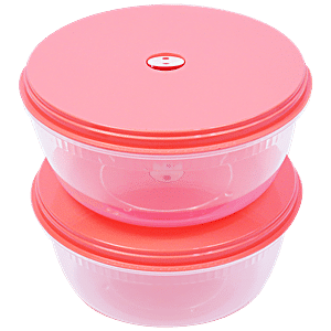 Buy Unica Tenaz Round Vent Lid Bowl Set - Airtight Storage,For Kitchen ...