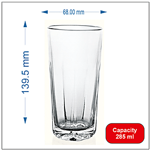 Buy Yera Glass Tumbler - Straight, With Heavy Bottom, Food Grade, Odour &  Stain Free Online at Best Price of Rs 189 - bigbasket