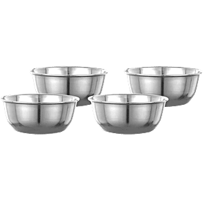 Microwave Safe Bowl Set with Lid, Bowls Set, Microwave Bartan, Microwave  Oven Bowl, Microwave Katori, Mixing Bowl, Steel Bowl Set, Food Storage  Containers, Dinner Serving Bowl Set, Size 16 cm, Set Of 3, red