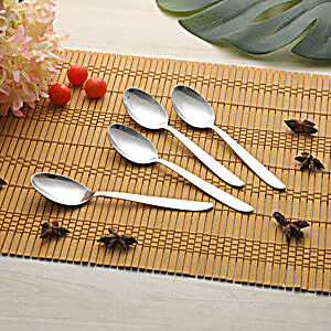 Buy AIRAN Stainless Steel Dessert Spoon Set - Silver Online at Best Price  of Rs 99 - bigbasket