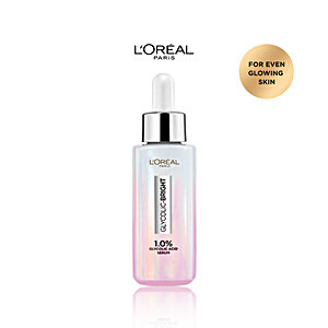 Loreal Paris Glycolic Bright Serum Reduces Dark Spots Pigmentation Reveals Bright Skin 15 ml