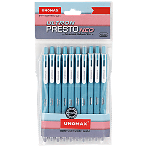 Buy Unomax Ultron Presto Neo Retractable Ball Pen - Jet Ink, For Smooth ...