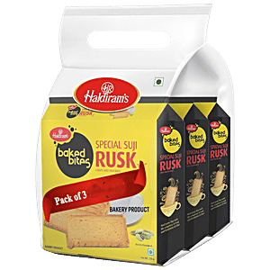 Buy Haldiram Special Suji Rusk - Baked Bites, Rich In Taste Online at ...