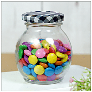 Buy Yera Glass Jar With Printed Lid - Easy To Clean, Leak Proof, Small  Online at Best Price of Rs 115 - bigbasket