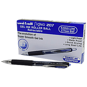 Buy Uni-Ball Click Gel Pen - Black Ink Online at Best Price of Rs 49 -  bigbasket