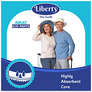 Buy Liberty Eco Adult Diaper Pants - Large, Waist Size 75-140 cm, Unisex  Online at Best Price of Rs 1100 - bigbasket