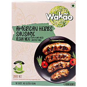 Buy Wakao American Herbs Sausage - 100% Plant-Based, Vegan, Ready