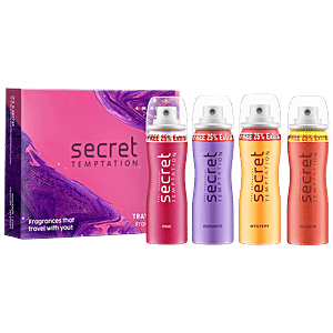 Secret Temptation Deodorant Body Spray for Women - Mystery, 150 ml