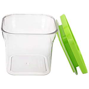 Buy YouBee Plastic Kitchen Storage Container - Air-Tight, Transparent,  Stackable, Grey Lid Online at Best Price of Rs 229 - bigbasket