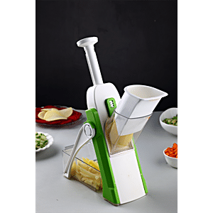 1000 mL White Mandolin Slicer Cutter Chopper And Grater