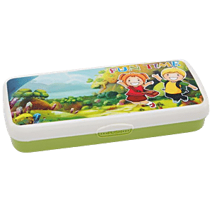 Buy Pratap Pencil Box - Plastic, One Lock, Junior, Chhota Bheem