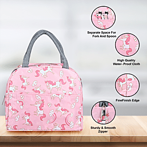 Pink Cherry Blossoms Multipurpose Lunch Bag - Perfect For Office, Picnic,  Shopping And Outdoor Activities