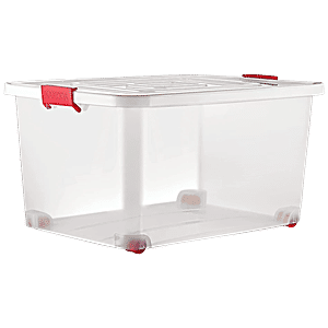 Buy Nakoda Venus 333 Storage Container With Wheel - Transparent 