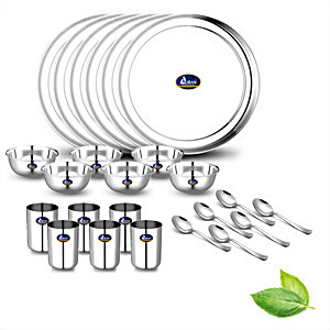 Buy AIRAN Stainless Steel Dessert Spoon Set - Silver Online at Best Price  of Rs 99 - bigbasket