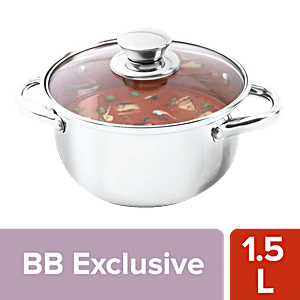 1.3L/1.8L/3.5L/4.5L Glass Saucepan Clear Cooking Pot Mixing Soup