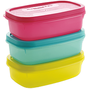 Buy Mastercook PP-174 Container Set - Plain, Multicolour Online at Best ...