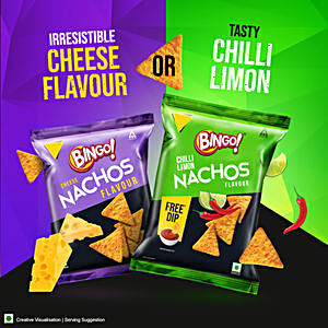 Buy Bingo Nachos - Chilli Limon Flavour Online at Best Price of Rs 17 -  bigbasket