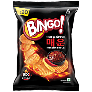 Buy Bingo! Korean Style Hot & Spicy Potato Chips Online at Best Price ...