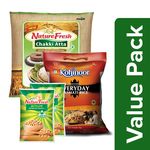 Buy Bb Combo Nature Fresh Atta Chakki Fresh 5Kgsoyabean Oil 1L2 ...