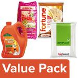 Buy bb Combo Fortune Atta 5kg, Banskathi Rice 5kg, Sugar 2 kg, Rice ...