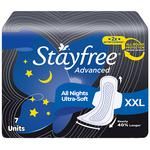 Buy Stayfree Sanitary Pads Advanced All Nights Soft Ultra Thin Xl