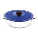 Buy Treo Borosilicate Glass Round Casserole With Lid - Bakeware ...