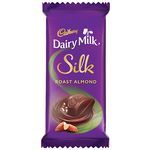 Buy Cadbury Dairy Milk Silk Roast Almond 55 Gm Pouch Online At Best ...