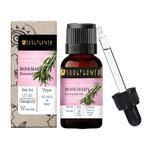 Soulflower Rosemary Essential Oil - For Hair Growth & Hair Fall Control,  Soothes Skin, 100% Pure, 15 ml