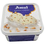 Buy Amul Real Ice Cream Roasted Almond 1 Lt Tub Online At Best Price of ...