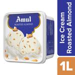 Buy Amul Real Ice Cream Roasted Almond 1 Lt Tub Online At Best Price of ...