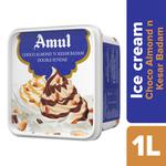 Buy Amul Ice Cream Choco Almond N Kesar Badam 1 Lt Box Online At Best ...