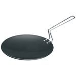 Buy Kitchen Essentials Stainless Steel Non-Stick Tawa - 3 Layer Coating,  Induction Base, 28 cm, Bakelite Handle Online at Best Price of Rs 499 -  bigbasket