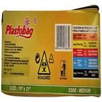 Plastobag Garbage Bags large Garbage Bag (Black, 15) Set Of 12, (MRP 70.00  Rs)