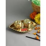 Buy HAZEL Shank Karma Brass Pooja Thali Brass For Prayer & Home Decor -  Royal Look Online at Best Price of Rs 319 - bigbasket