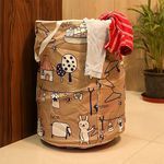 Buy DP Clothes Storage Laundry Bag/Basket - Printed, Fabric Material,  Washable, Lightweight, BB-549 Online at Best Price of Rs 329 - bigbasket