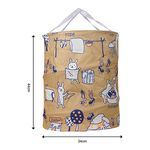 Buy DP Clothes Storage Laundry Bag/Basket - Printed, Fabric Material,  Washable, Lightweight, BB-549 Online at Best Price of Rs 329 - bigbasket