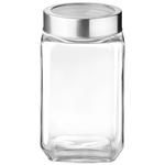 Buy Treo Glass Jar For Storage With Lid - Transparent, Cube Online at ...