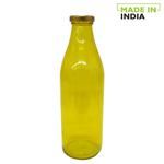 Glass Ideas Bottle - Green, For Milk/Water/Juice, 500 ml