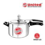 United Aluminium Inner Lid Pressure Cooker 5 L