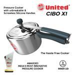 Buy United Aluminium Pressure Cooker With Silicone Soft Touch