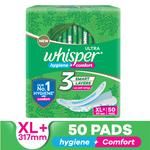Whisper Bindazzz Nights Sanitary Pads - XL, Longer & Wider Back, Stops  Leakage 27 pcs: Customer Reviews & Ratings - bigbasket