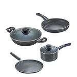 Buy Prestige Omega Deluxe Granite Aluminum Non-Stick Cookware Set ...