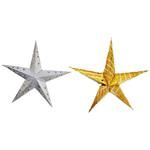 Buy CherishX Christmas Decorations - Golden & Silver Stars, For Home ...