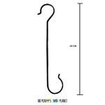 Leafy Tales Heavy-Duty S Shaped Hanging Hook - For Pot Extension, 40.64 cm,  XL, 1 pc