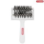 Titania Hair Comb Cleaner - Durable & Soft, Travel-Friendly, White,  DP100191, 1 pc