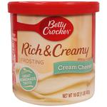 Buy Betty Crocker Rich & Creamy Frosting - Cream Cheese, Imported ...