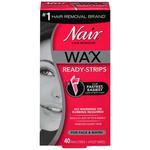 Buy Nair Wax Ready Strips For Face & Bikini - Removes Short Hair Online ...