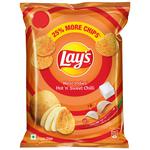 Buy Lays Potato Chips - West Indies Hot N Sweet Chilli, Crispy Online ...