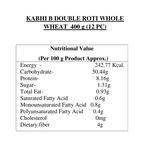 Buy KABHI B Double Roti - Whole Wheat Pav, For Instant Energy Online At ...