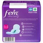Buy Fem Ultra Care Sanitary Pads for Women - XL+(Pack of 50) with wings, 2X  higher absorption technology, Zero leakage up to 12 hours, Dermatologically tested